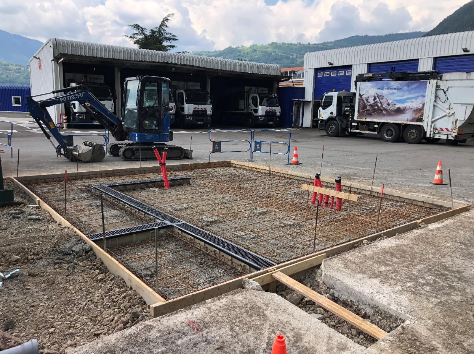 Construction station GNV